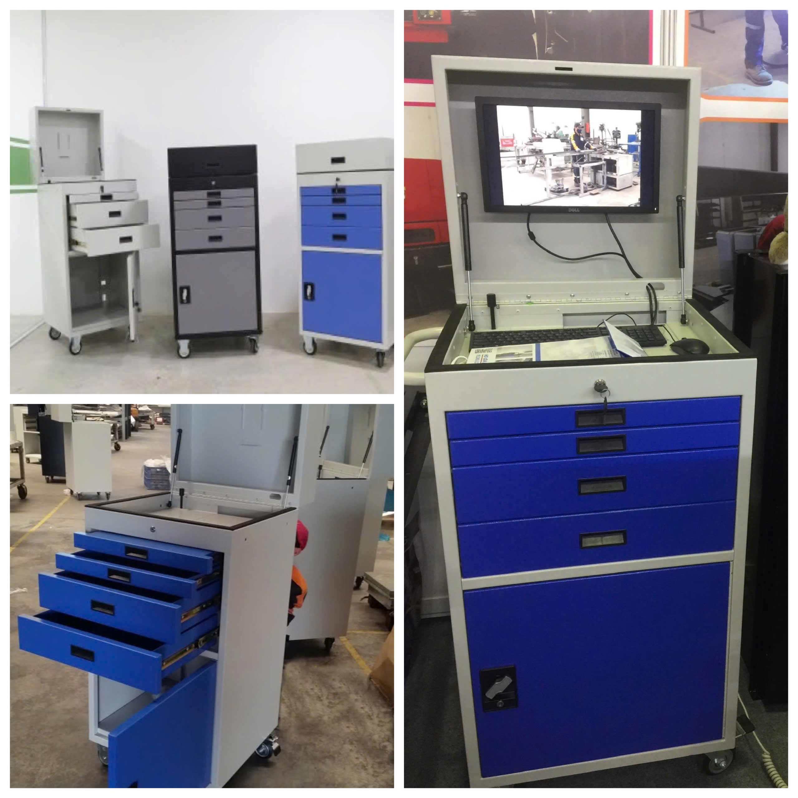 automotive diagnostic trolleys are completely manufactured through sheet metal fabrication services